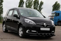 Renault Scenic/Grand 2009-2016 гг. Передняя дуга ST015 Black (нерж.) фото 3