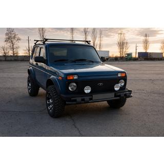 Передняя дуга ST015 Black (нерж.) Lada Niva та Urban 1977- гг. фото 3
