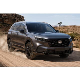 Интегрированные рейлинги серые OEM (ABS-пластик, установка на клей) Honda CRV 2022- гг.