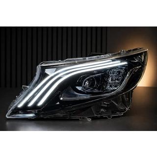 Передние фары LED в стиле Maybach (для V-class, 2 шт.) фото 1