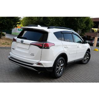 Рейлинги на крышу OEM черные (алюминий) Toyota Rav 4 2013-2018 гг. фото 1