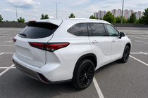 Toyota Highlander 2019- гг. Серые рейлинги OEM (ABS-пластик) фото 2