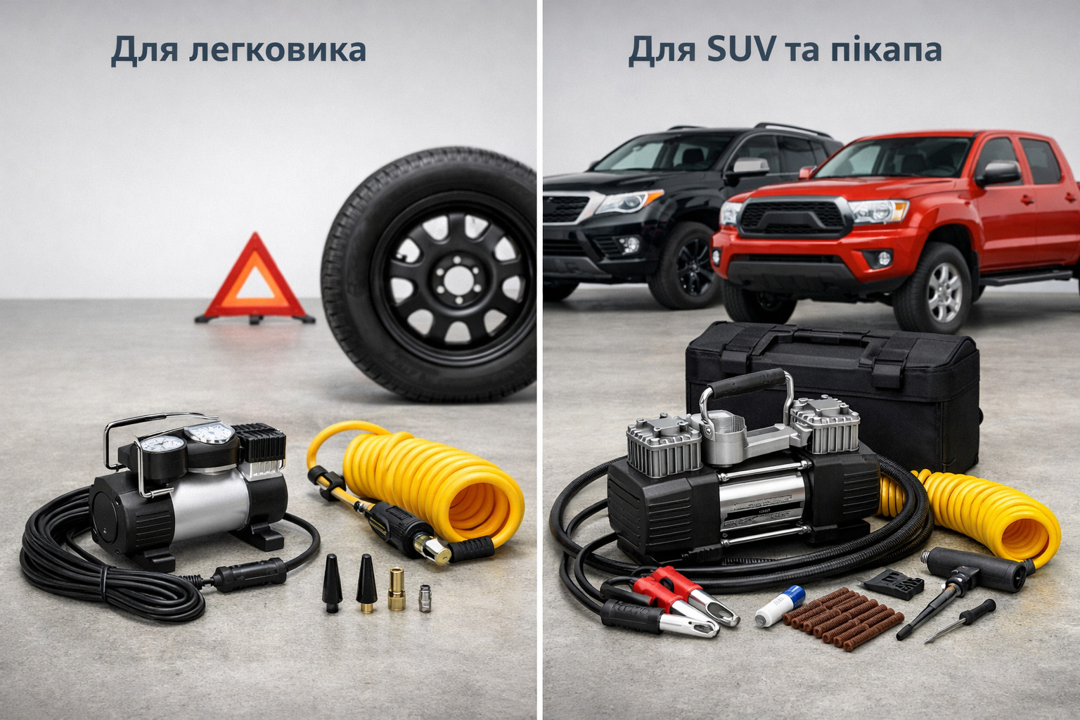 Какой компрессор выбрать для легковушки, SUV или пикапа