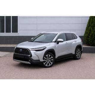 Интегрированные рейлинги OEM, серые (Алюминий) Toyota Corolla Cross 2020- гг. фото 4