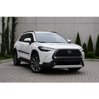 Интегрированные рейлинги черные OEM (ABS-пластик, установка на клей) Toyota Corolla Cross 2020- гг. фото 1