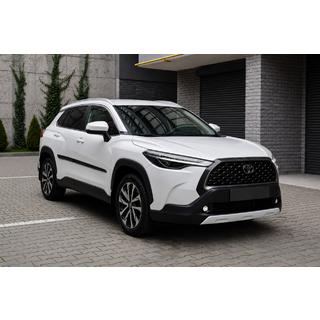 Интегрированные рейлинги серые OEM (ABS-пластик, установка на клей) Toyota Corolla Cross 2020- гг. фото 3