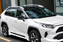 Toyota Corolla Cross 2020- гг. Рейлинги серые OEM (Алюминий) фото 3