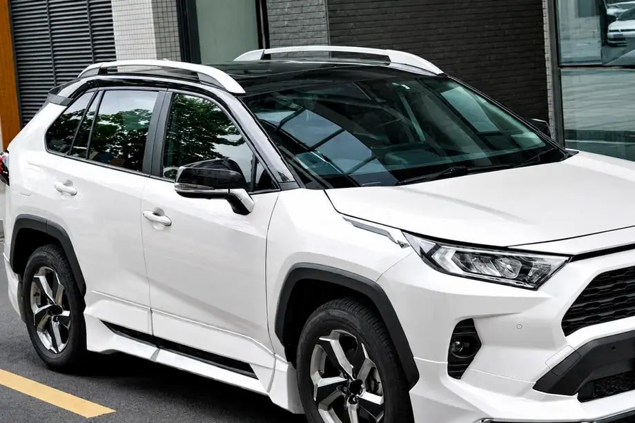 Toyota Corolla Cross 2020- гг. Рейлинги серые OEM (Алюминий) Фото 3