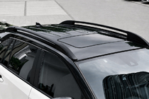 Toyota Corolla Cross 2020- гг. Рейлинги на крышу OEM черные (алюминий) фото 2