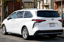 Toyota Sienna 2020- гг. Интегрированные рейлинги OEM, серые (Алюминий) фото 3