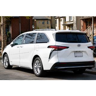 Интегрированные рейлинги OEM, серые (Алюминий) Toyota Sienna 2020- гг. фото 3