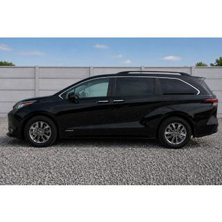 Интегрированные рейлинги черные OEM (Алюминий) Toyota Sienna 2020- гг. фото 1