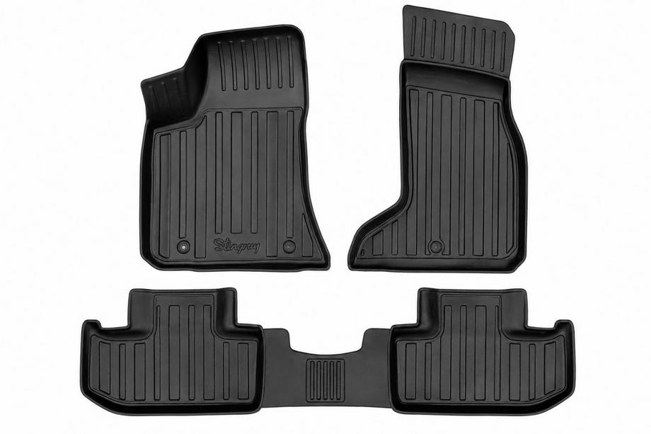 Dodge Challenger 2008-2023 гг. Резиновые коврики Stingray 3D (для 4WD, комплект 4 шт.) Image