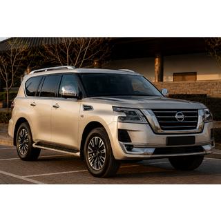 Рейлинги серые (Алюминий) Nissan Armada 2016-2024 гг.