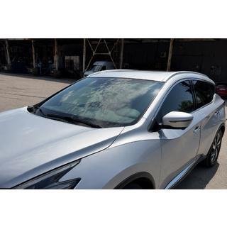 Рейлинги серые OEM (ABS-пластик, установка на клей) Nissan Murano 2014- гг. фото 3