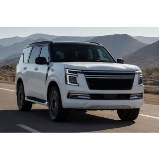 Интегрированные рейлинги черные OEM (Алюминий) Nissan Patrol Y63 2025- гг. фото 3