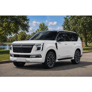 Интегрированные рейлинги OEM, серые (Алюминий) Nissan Patrol Y63 2025- гг. фото 1