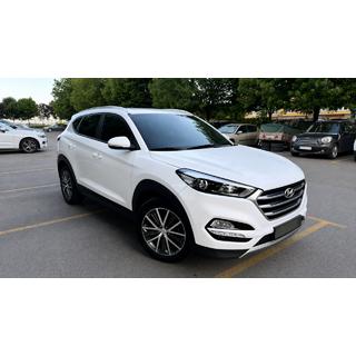 Интегрированные рейлинги серые OEM (ABS-пластик, установка на клей) Hyundai Tucson TL 2016-2021 гг. фото 2