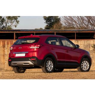 Интегрированные рейлинги серые OEM (ABS-пластик, установка на клей) Hyundai Creta 2014-2020 гг. фото 2
