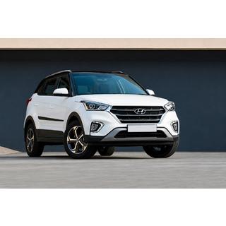 Интегрированные рейлинги серые OEM (ABS-пластик, установка на клей) Hyundai Creta 2014-2020 гг. фото 3