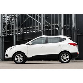 Рейлинги серые OEM (ABS-пластик, установка на клей) Hyundai IX-35 2010-2015 гг. фото 1