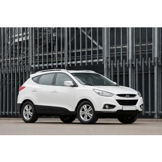 Рейлинги серые OEM (ABS-пластик, установка на клей) Hyundai IX-35 2010-2015 гг. фото 3