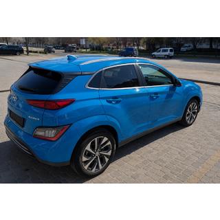 Рейлинги на крышу OEM серые (алюминий, установка на клей) Hyundai Kona 2017-2023 гг. фото 3
