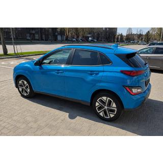 Рейлинги черные OEM (Алюминий, установка на клей) Hyundai Kona 2017-2023 гг. фото 2