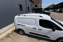Citroen Berlingo/Multispace 2018- гг. Рейлинги хром (турецкий дизайн) Длинные, металлические опоры фото 1