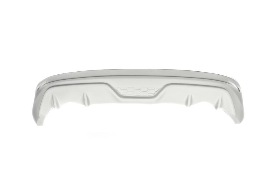 Ford Focus III 2011-2017 гг. Накладка на задний бампер HB (грунт под покраску) Image