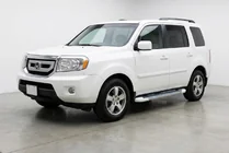 Honda Pilot 2008-2015 гг. Боковые Подножки Allmond White (2 шт., Алюминий) фото 1