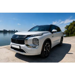 Интегрированные рейлинги черные OEM (Алюминий) Mitsubishi Outlander 2021- гг. фото 4