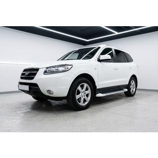 Боковые Подножки Allmond White (2 шт., Алюминий) Hyundai Santa Fe 2 2006-2012 гг. фото 1