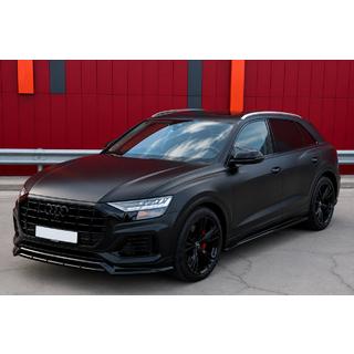 Интегрированные рейлинги серые OEM (Алюминий, установка на клей) Audi Q8 2018- гг. фото 2