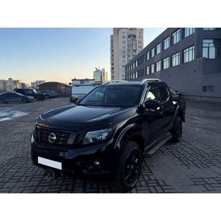 Рейлинги на крышу OEM серые (ABS-пластик, установка на клей) Nissan Navara/NP300 2016- гг. фото 1