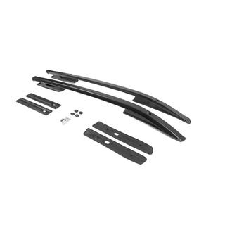 Рейлинги на крышу OEM чёрные (алюминий, крепление на болты) Mitsubishi L200 2015-2024 гг. фото 2