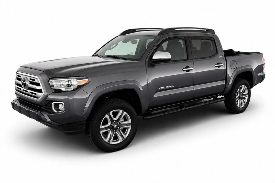 Toyota Tacoma 2015–2023 гг. Рейлинги на крышу OEM черные (алюминий) Фото 3
