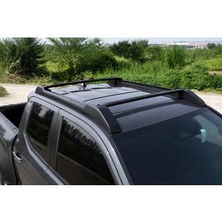 Рейлинги с поперечинами черные OEM (Алюминий) Toyota Tacoma 2023– гг. фото 1