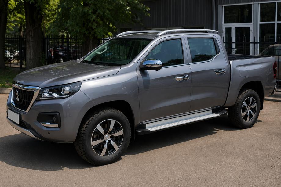 Peugeot Landtrek 2020- гг. Рейлинги на крышу OEM серые (алюминий, установка на болты) Фото 2
