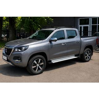 Рейлинги на крышу OEM черные (алюминий) Ford Ranger 2011–2022 гг. фото 2