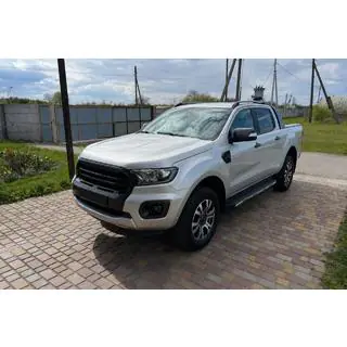 Рейлинги на крышу OEM серые (ABS-пластик, установка на клей) Ford Ranger 2011–2022 гг. фото 1