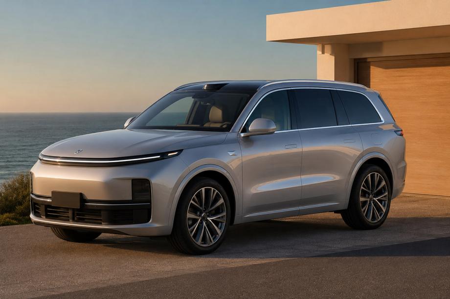 Li Auto L7 Интегрированные рейлинги OEM, серые (Алюминий) Фото 1