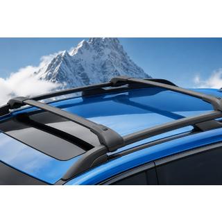 Багажник (поперечины) черные на рейлинги OEM (Алюминий) Subaru Forester 2018-2024 гг.