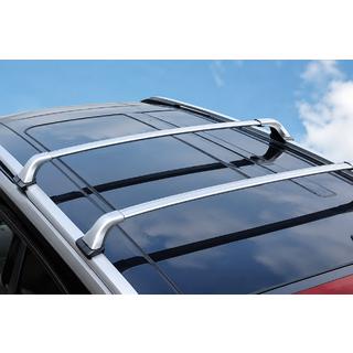 Багажник (поперечины) серые на рейлинги OEM (под ключ, алюминий) Toyota Highlander 2013-2019 гг.