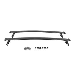 Поперечины багажника черные на интегрированные рейлинги OEM (Алюминий) Chevrolet Traverse 2017- гг. фото 1