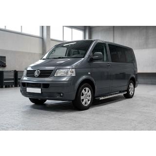 Боковые Подножки BlackLine (2 шт, Алюминий) Volkswagen T5 Multivan 2003–2010 гг. фото 3