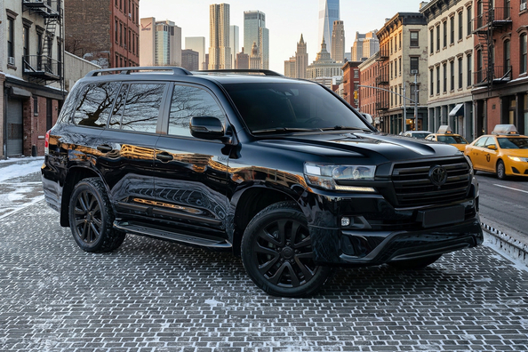 Black Edition для Toyota LC200: тёмный агрессивный стиль после рестайлинга