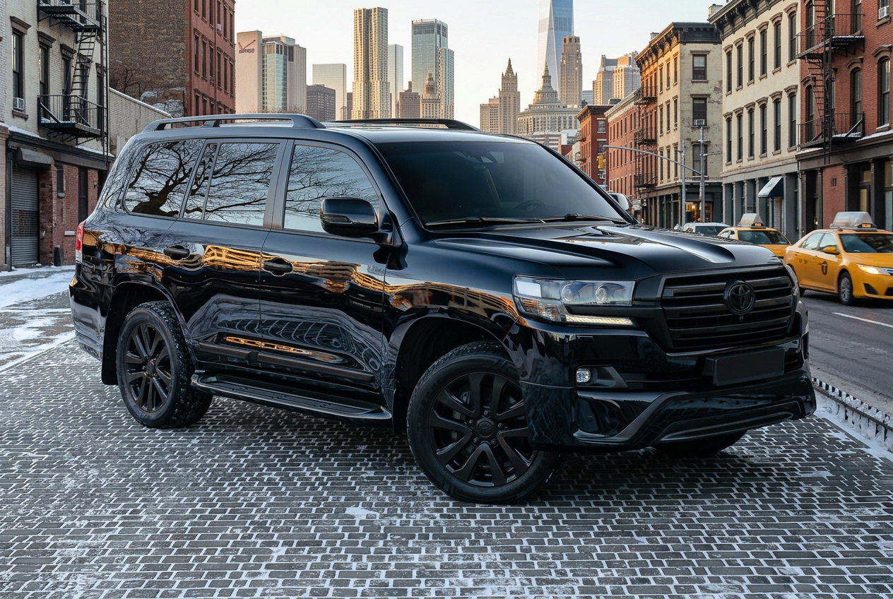 Black Edition для Toyota LC200: тёмный агрессивный стиль после рестайлинга