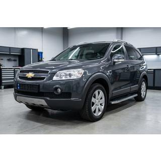 Боковые Подножки BlackLine (2 шт., Алюминий) Chevrolet Captiva 2006-2019 гг. фото 1
