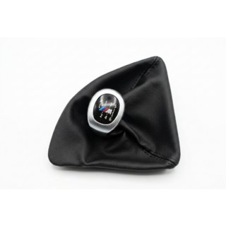Чехол рычага КПП + ручка OEM V2 (кожзам) BMW 1 серия E81/E82/E87/E88 2004-2011 гг. фото 1